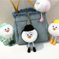 Keypus - Cartoon Funny Round Keychain