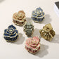 Beau - Round-Shaped Rose Hair Clip