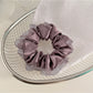 Gifty - Satin Finish Mesh Ruffle Edge Scrunchie