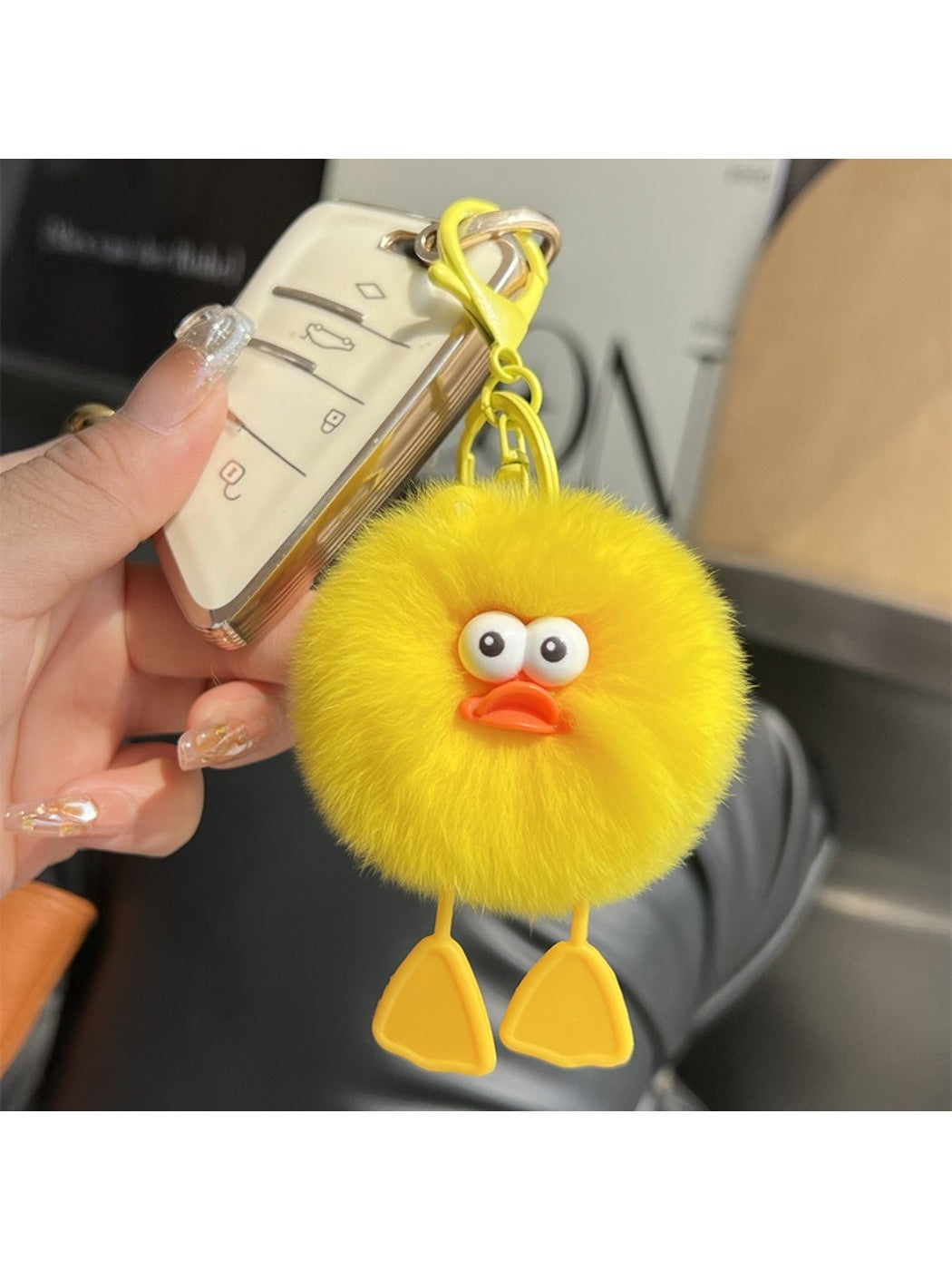 Keypus - Cute Duck Ball Keychain