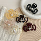 Beau - M-Shaped Acetate Letter Detail Claw Clip