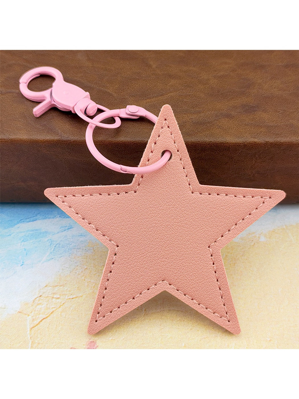 Keypus - Modern Minimalist PVC Alloy Star Keychain