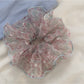 Gifty - Floral Print Bubble Gauze Scrunchie