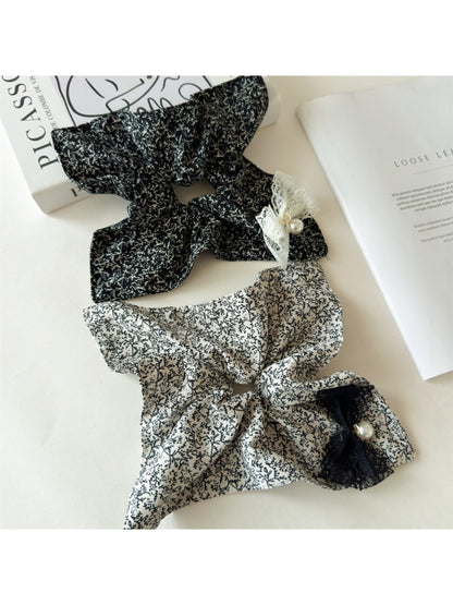 Gifty - Floral Print Scarf Scrunchie