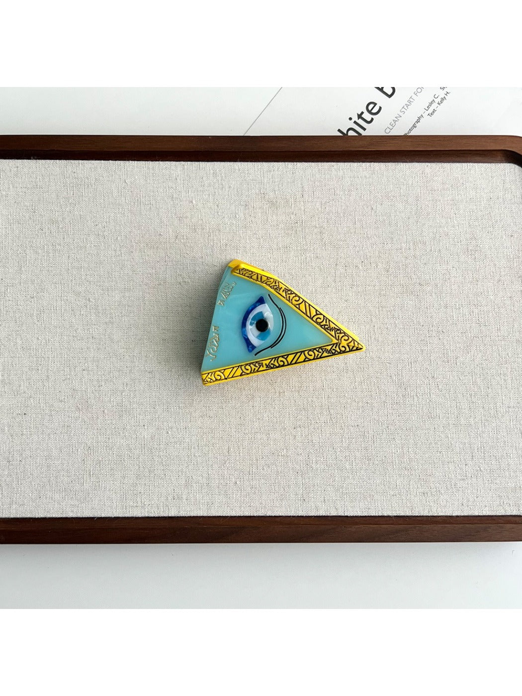 Beau - Abstract Eyes Shape Acetate Hair Clip