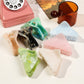Beau - Marble Pattern Triangular Hair Claw