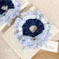 Gifty - Blue Polka Dot Scrunchie