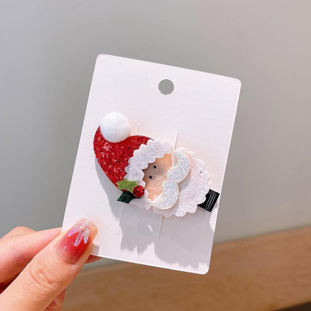 Beau - Bright Christmas Theme Bow Decorative Hair Clip