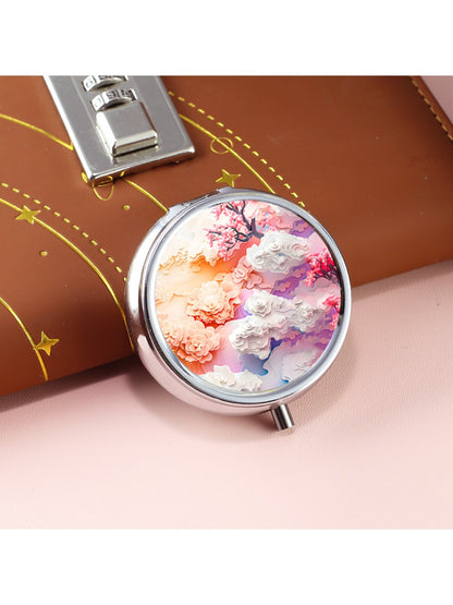 Mirroray - Colorful Three Compartment Portable Mirror