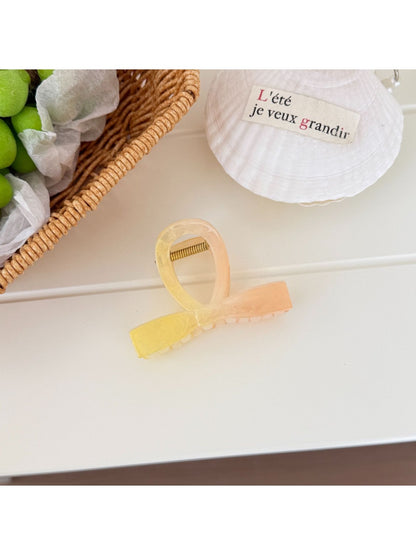 Beau - Sweet Bow Design Gradient Claw Clip