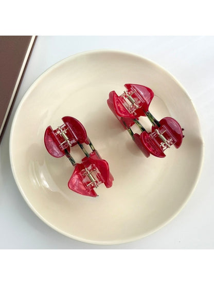 Beau - Red Cherry Hair Clips