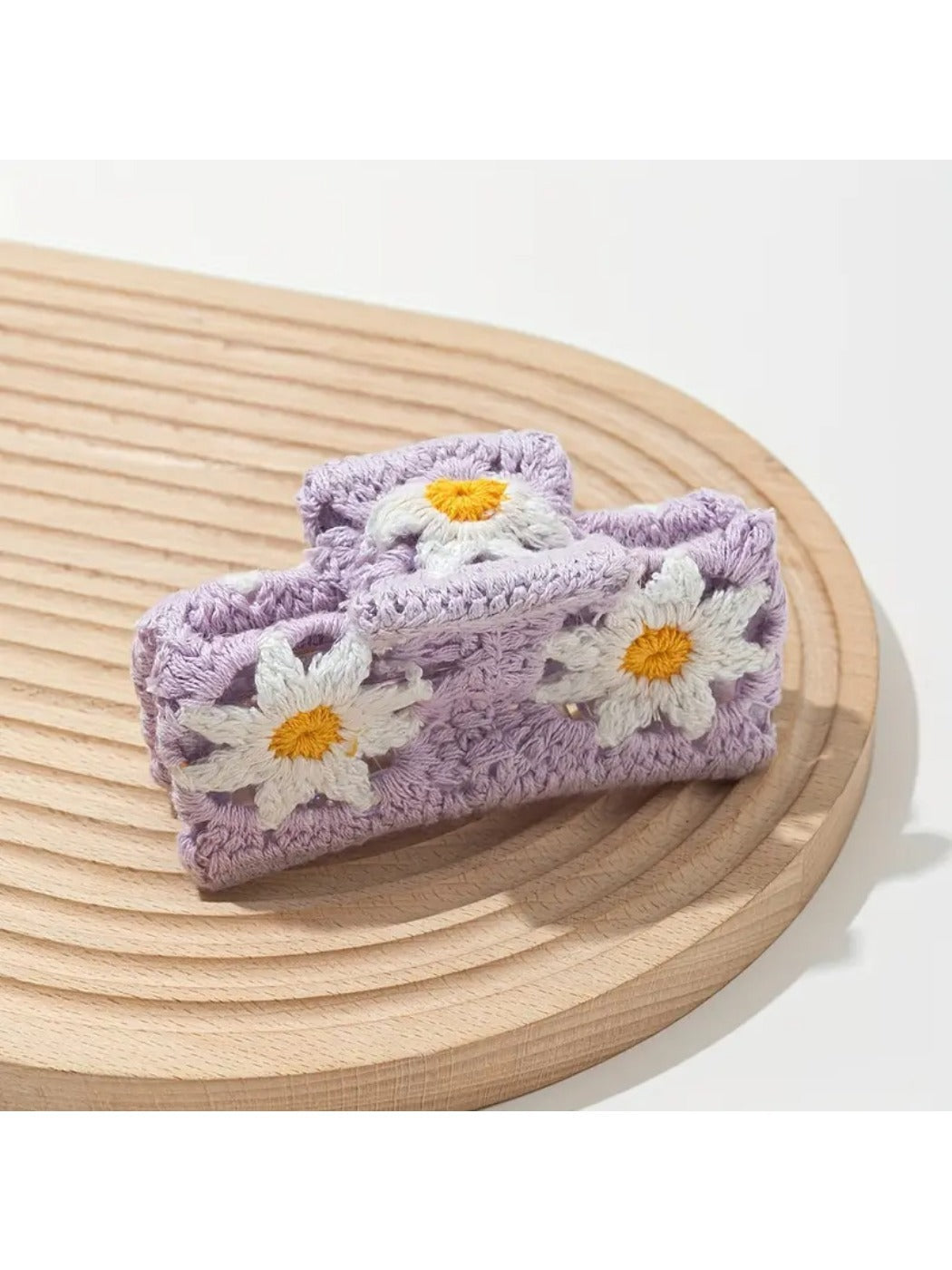 Beau - Colorful Flower Knitted Hairpins