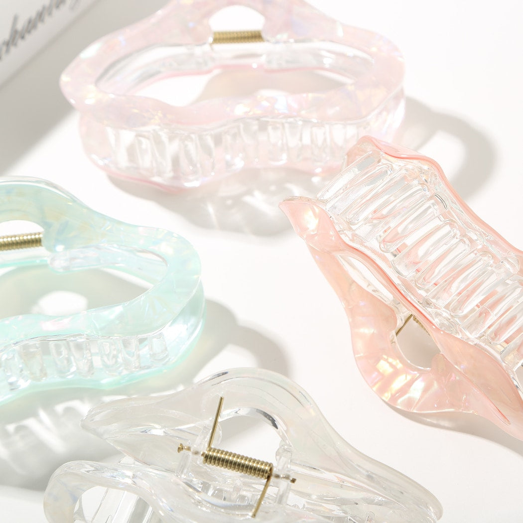 Beau - Cloud Shaped Acetate Hair Claw Clip