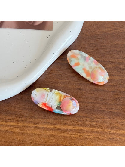Beau - Acetic Acid Oval-shaped Hairpin
