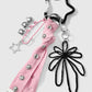 Keypus - Y2K Style Heart and Stud Detail Keychain