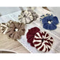 Gifty - Knitted Striped Scrunchie Hair Tie