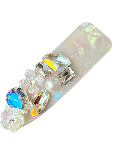 Beau - Modern Minimalist Embellished Side Hair Clip