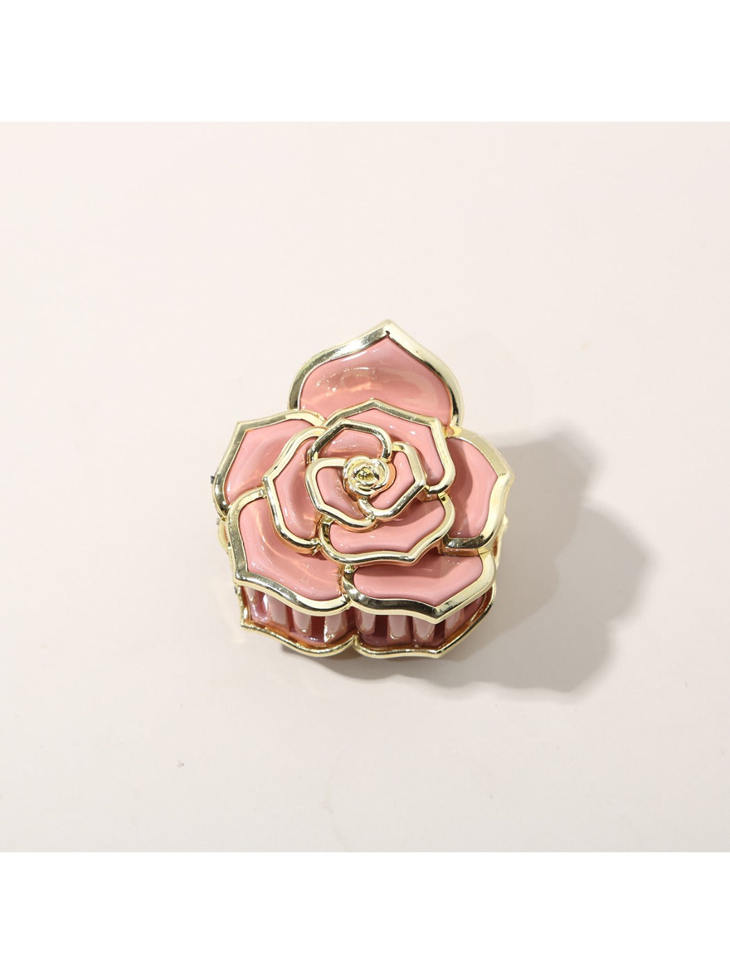 Beau - Round-Shaped Rose Hair Clip