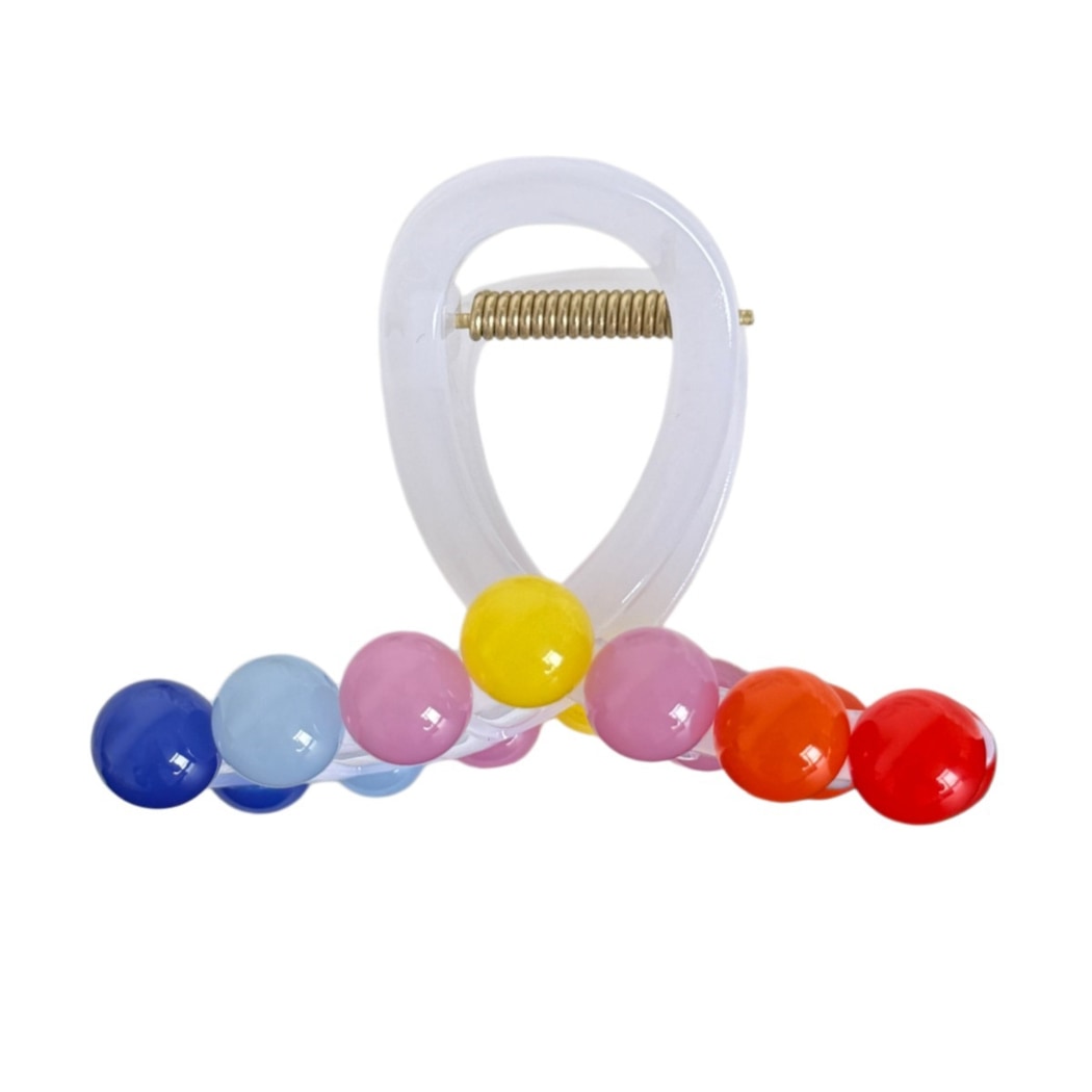 Beau - Playful Beaded Plastic Claw Clip