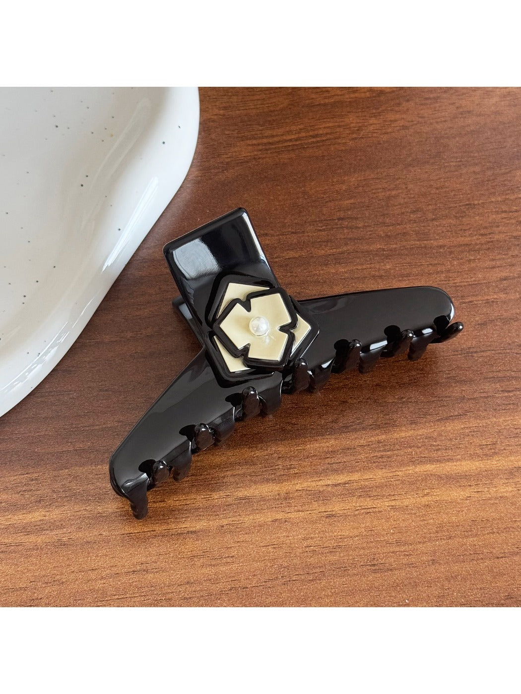 Beau - Small Floral-style Acetate Hairpin