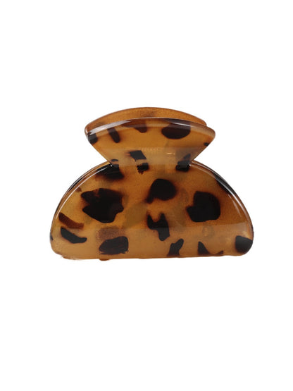 Beau - Retro Zebra Print Acetate Claw Clip
