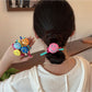 Gifty - Playful Smiley Face Elastic Ponytail Hair Tie