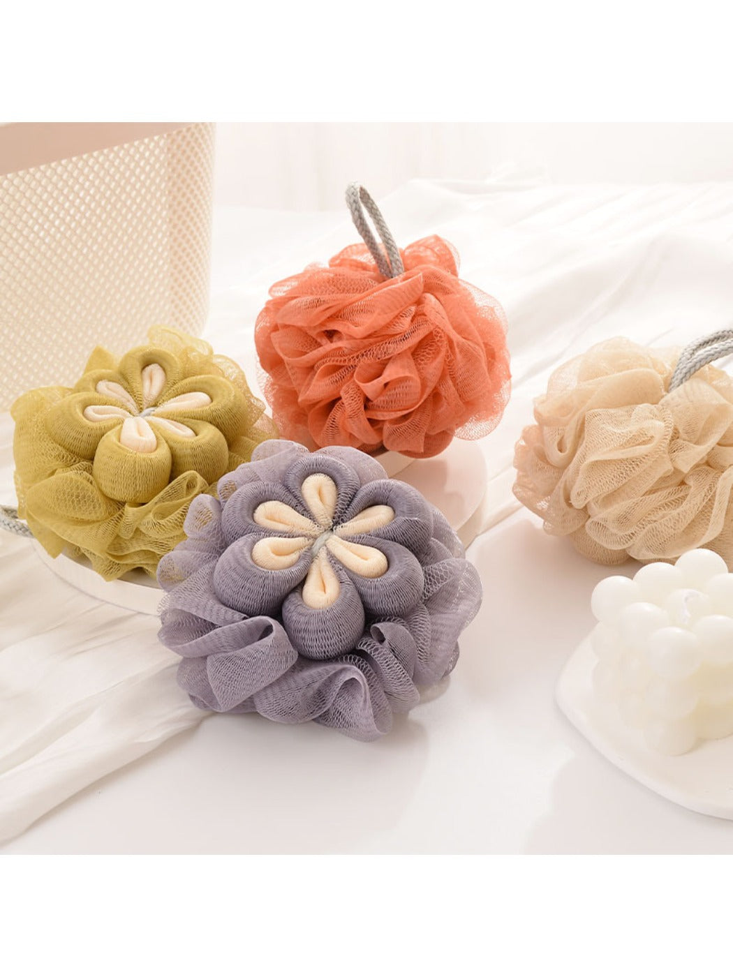 Papo - Bath Ball Pouf Body Scrubber Adult Bulk