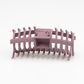 Beau - Matte Large Ribbed Claw Clip