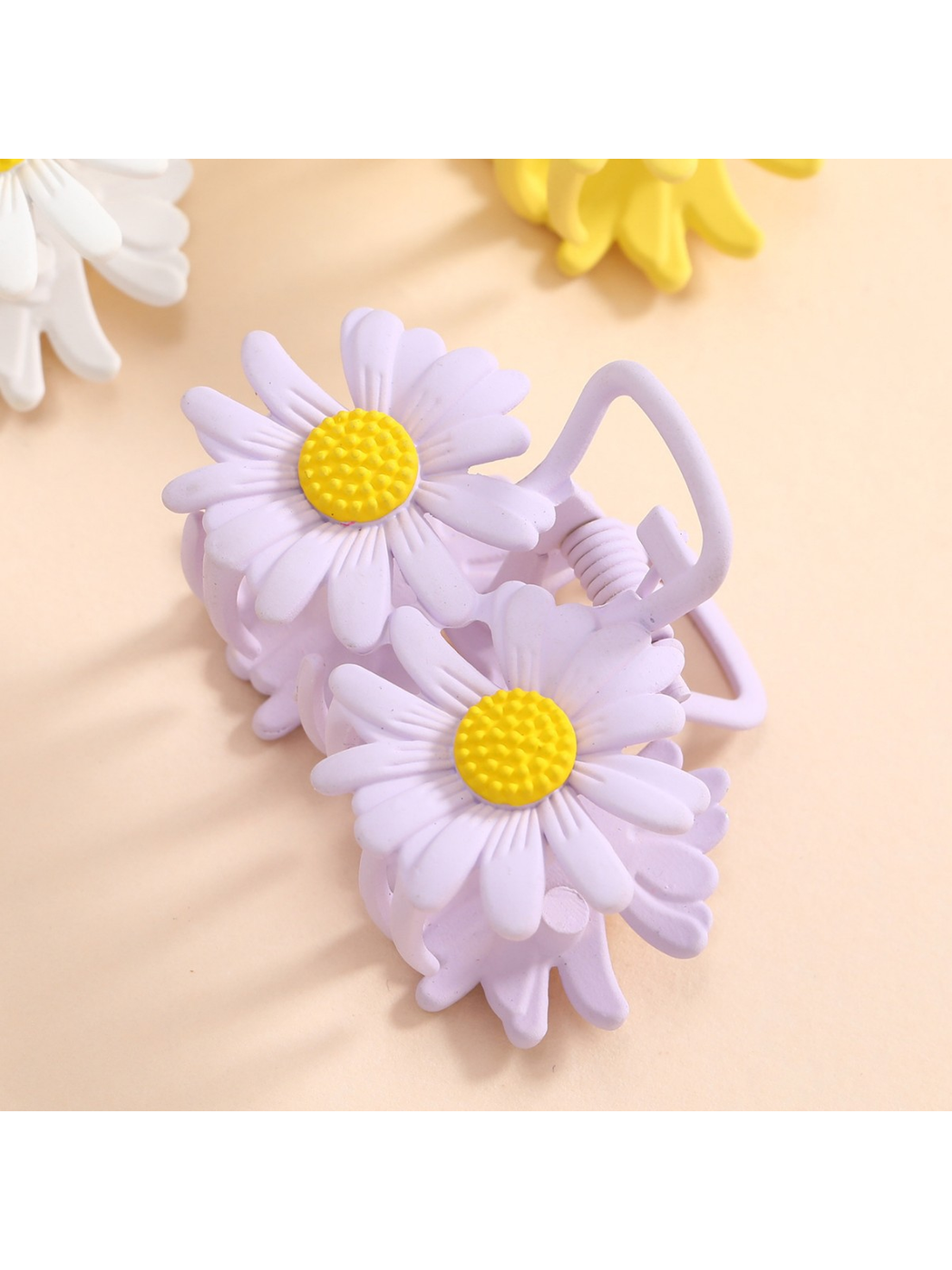 Beau - Fresh Daisy Design Alloy Hair Claw Clip