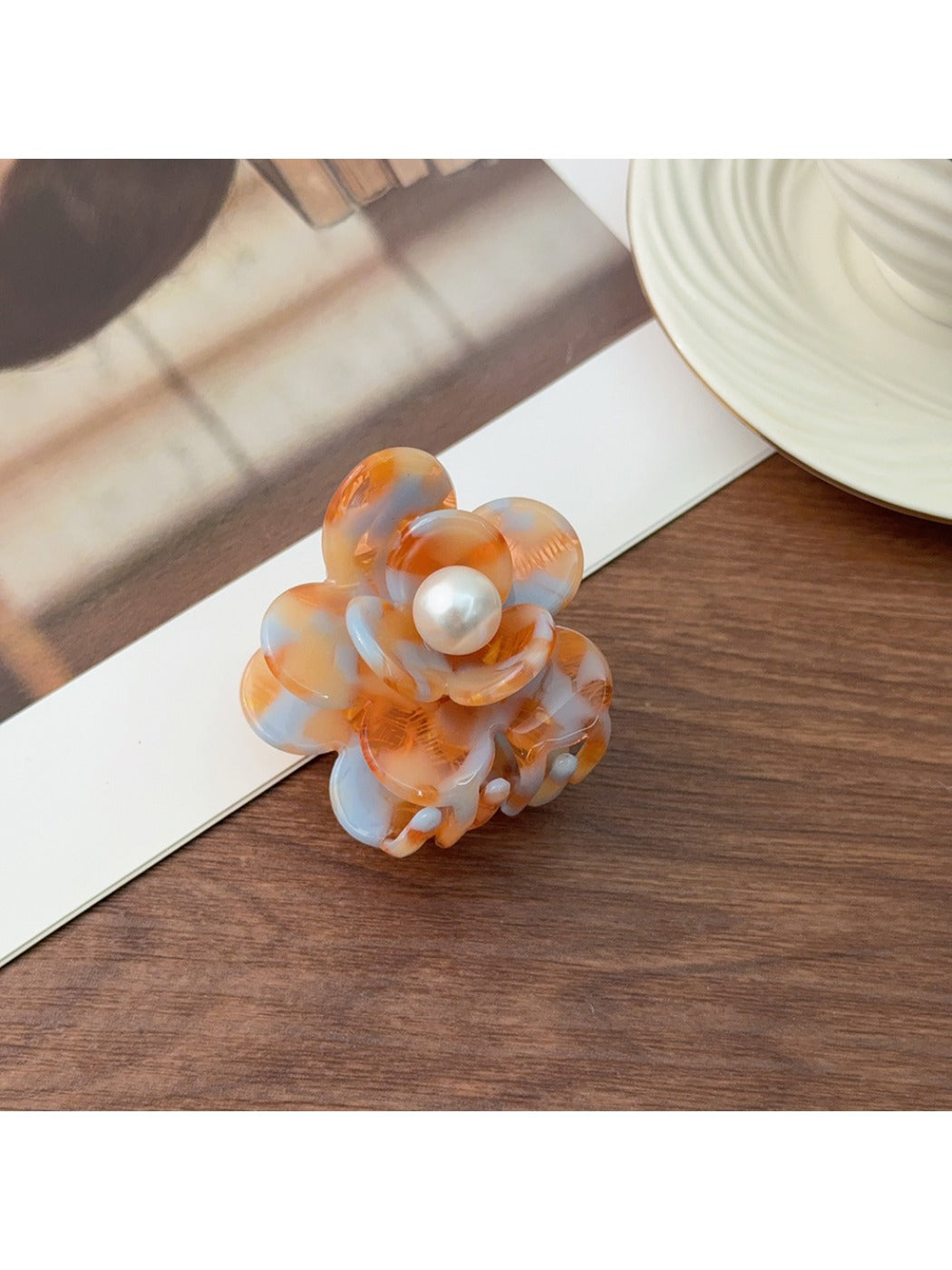 Beau - Elegant Camellia Hair Claw Clip