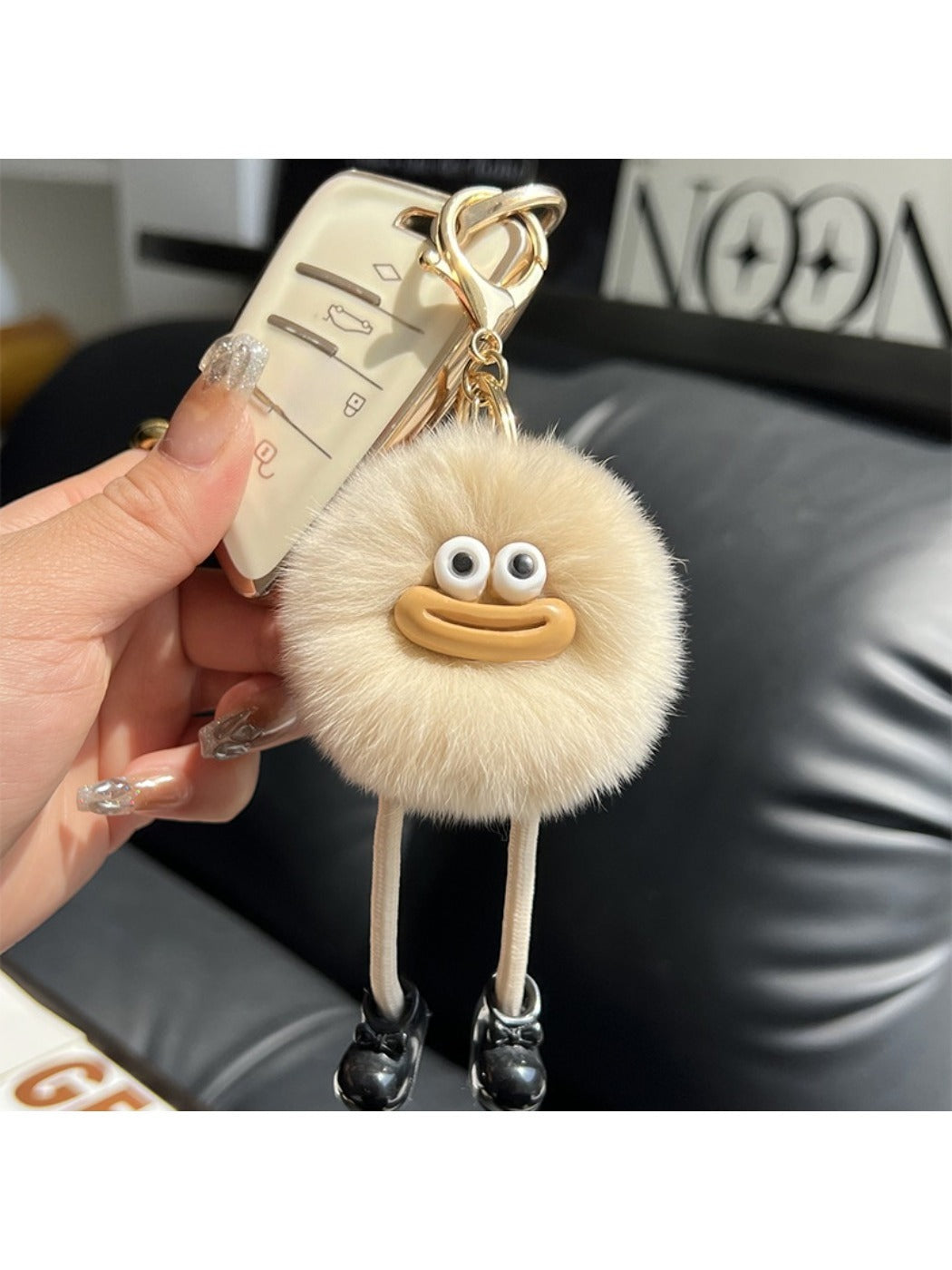 Keypus - Long Legs Small Furball Keychain