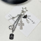 Keypus - Punk Cross Charm Chain Keychain