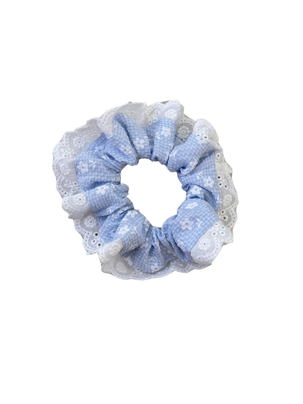 Gifty - Sweet Lace Edge Scrunchie