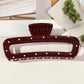 Beau - Stylish Wine Red Hair Claw Clips