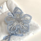 Beau - Iridescent Transparent Flower-Shaped Hair Clip