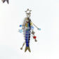 Keypus - Segmented Fish Bag Charm Keychain