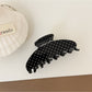 Beau - Polka Dot Flower Shape Claw Clip