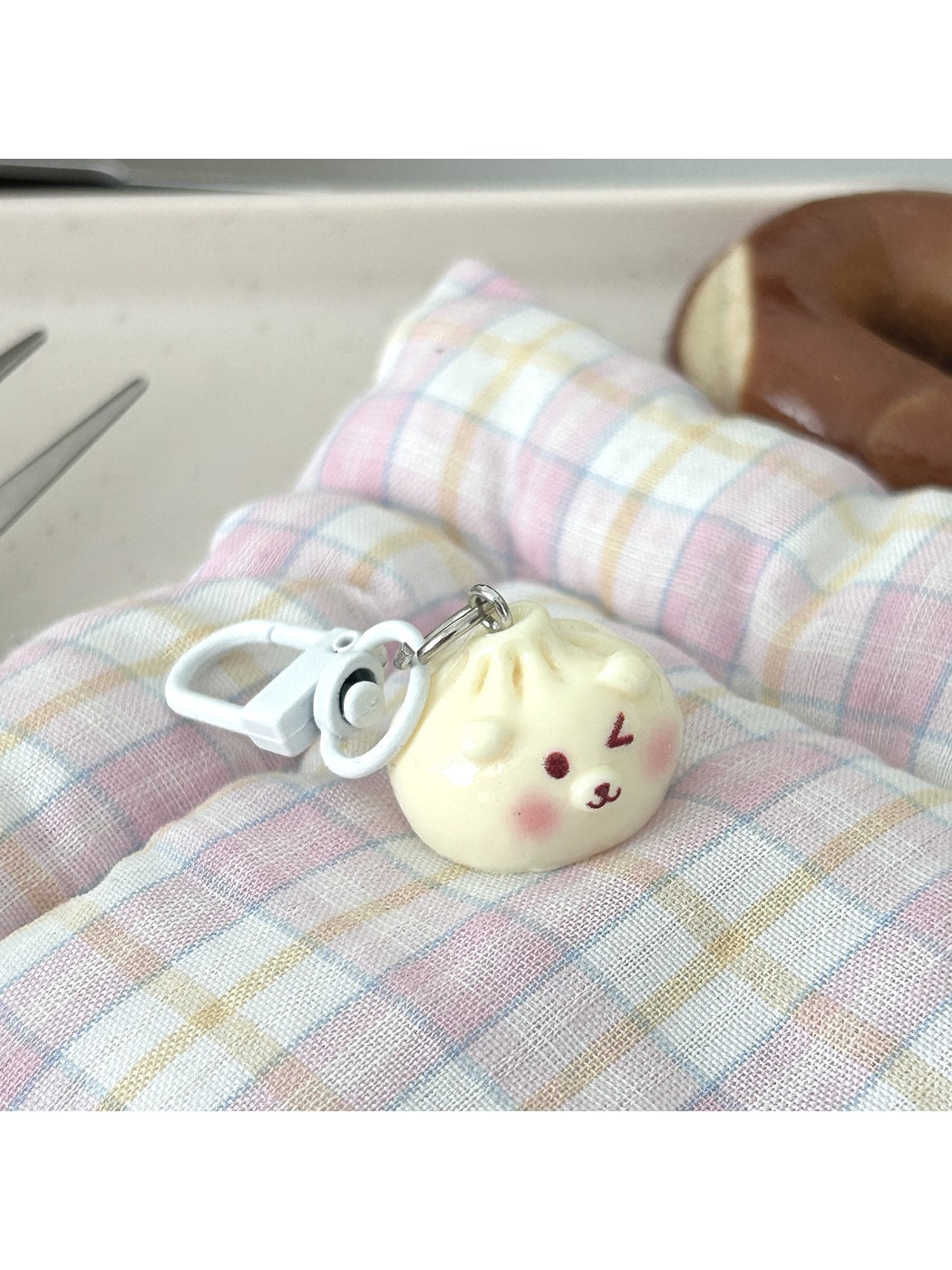 Keypus - Playful Animal Bun Bag Charm Keychain