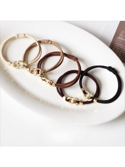 Gifty - Solid Color Simple Hair Ties