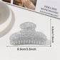 Beau - Shiny Half Circle Hair Claw Clip