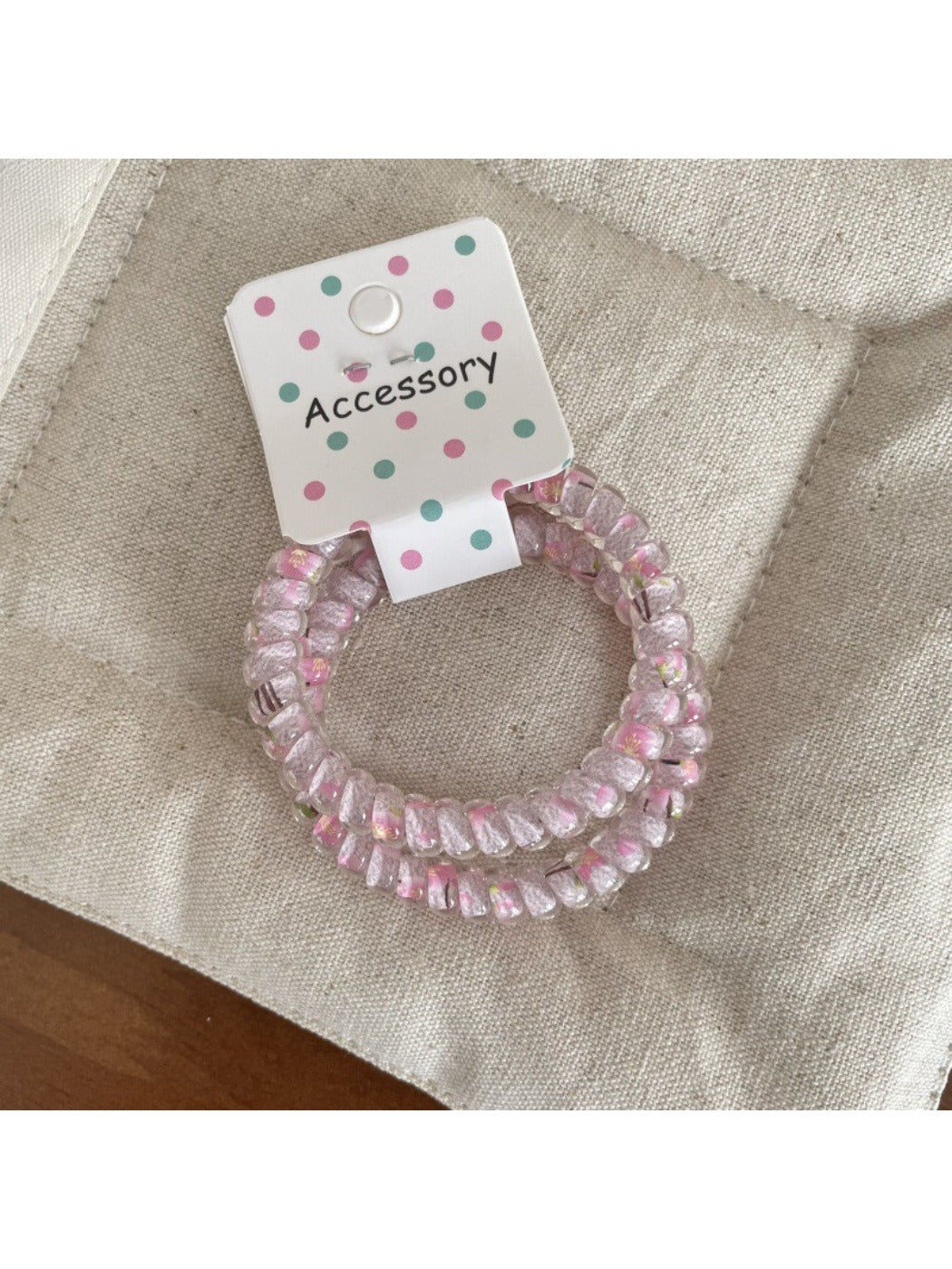Gifty - Cute Spiral Hair Ties - 2 Pack