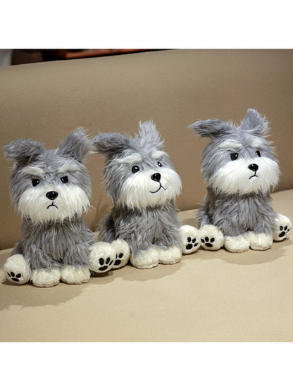 Kuta - Schnauzer Plush Toy Realistic Stuffed Animal