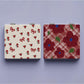 Mirroray - Adorable Red Floral Square Compact Mirror