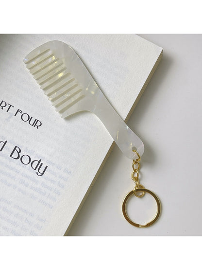 Keypus - Acetate Comb Charm Keychain