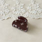 Beau - Butterfly Print Glossy PVC Claw Clip