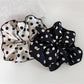 Gifty - Solid Polka Dot Ruffle Scrunchie