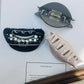 Beau - Modern Oval Rhinestone Accent Hair Claw Clip