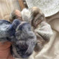 Gifty - Mixed-color Plush Scrunchie