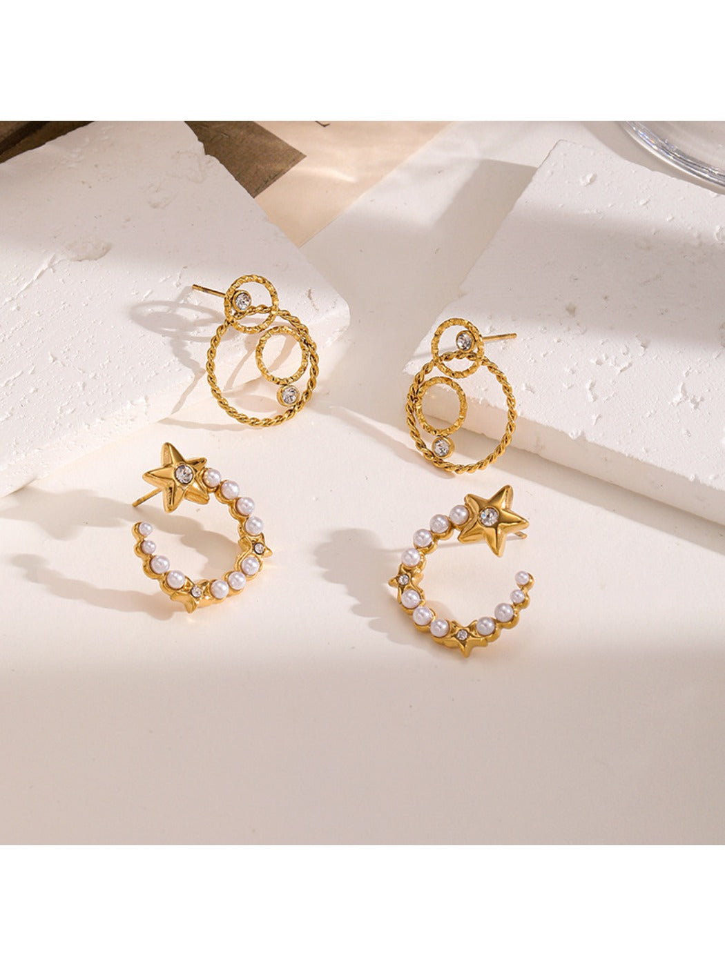 Earedge - Trendy Geometric Shape Earrings