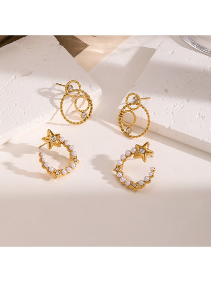 Earedge - Trendy Geometric Shape Earrings